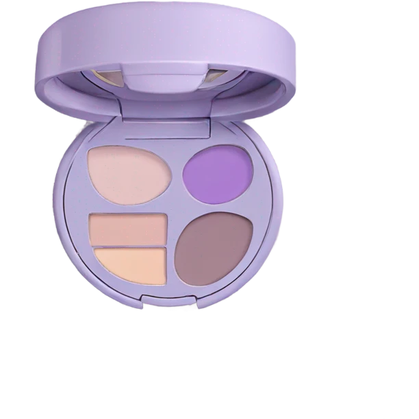 eyeshadow box pastel purple  emoji