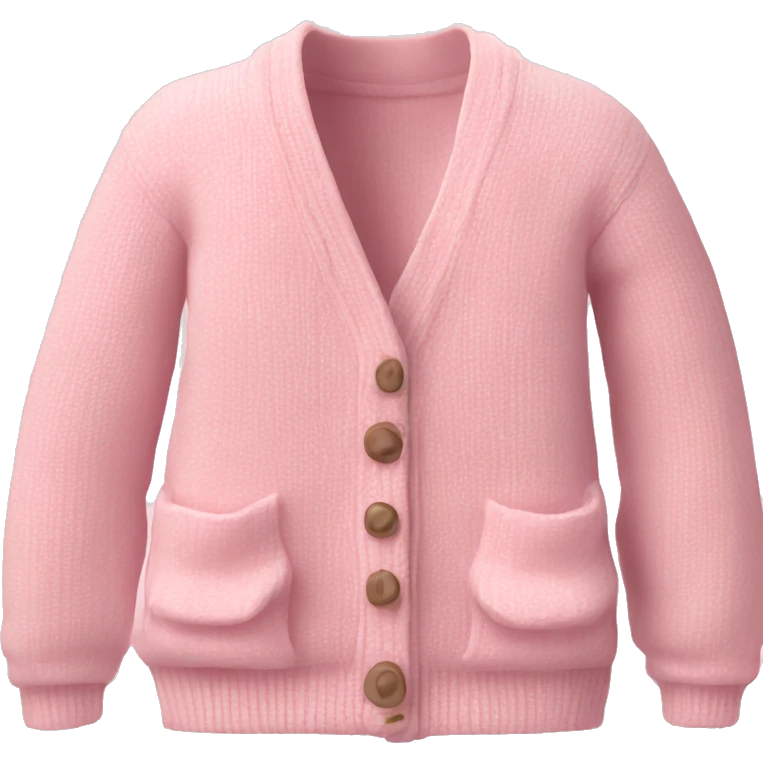 baby pink cardigan emoji