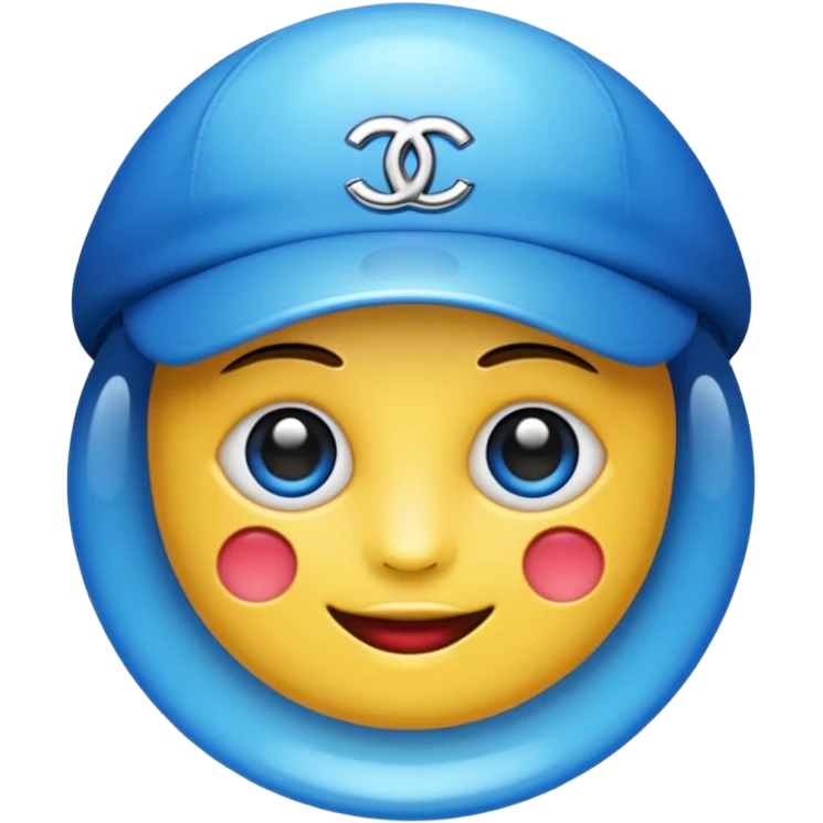 chanel emoji blue emoji