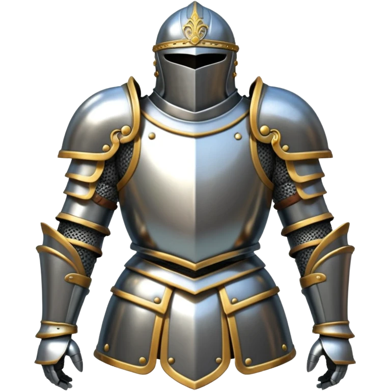 glossy medieval armor emoji