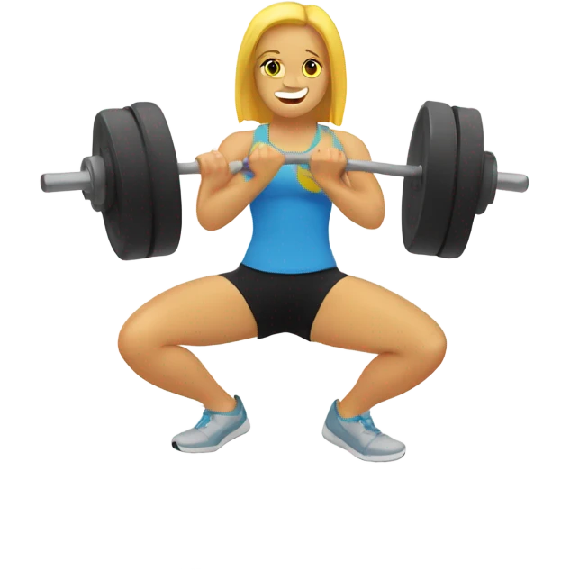 Workout plates emoji