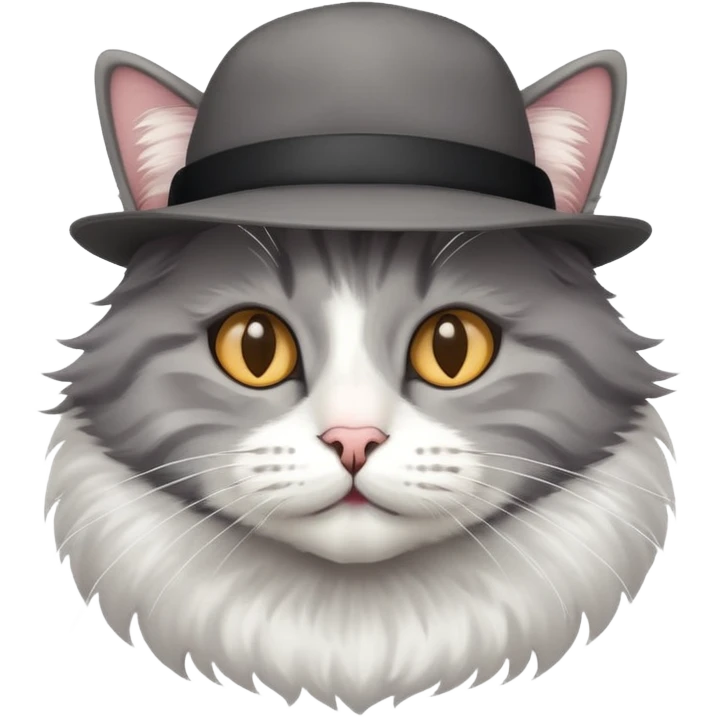 Кот в шляпе emoji