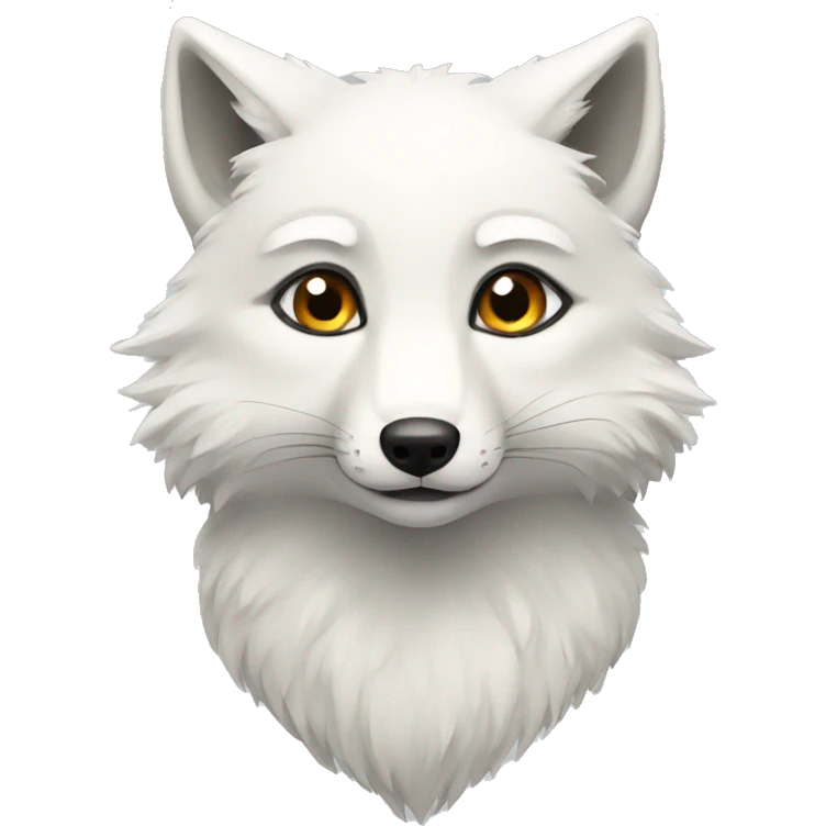 artic fox emoji
