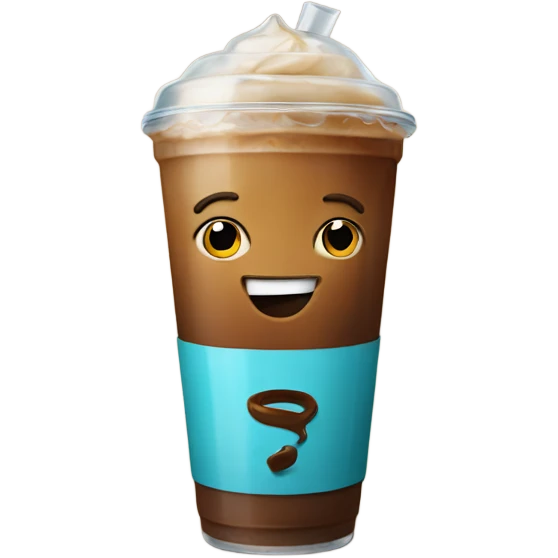 Iced coffee  emoji