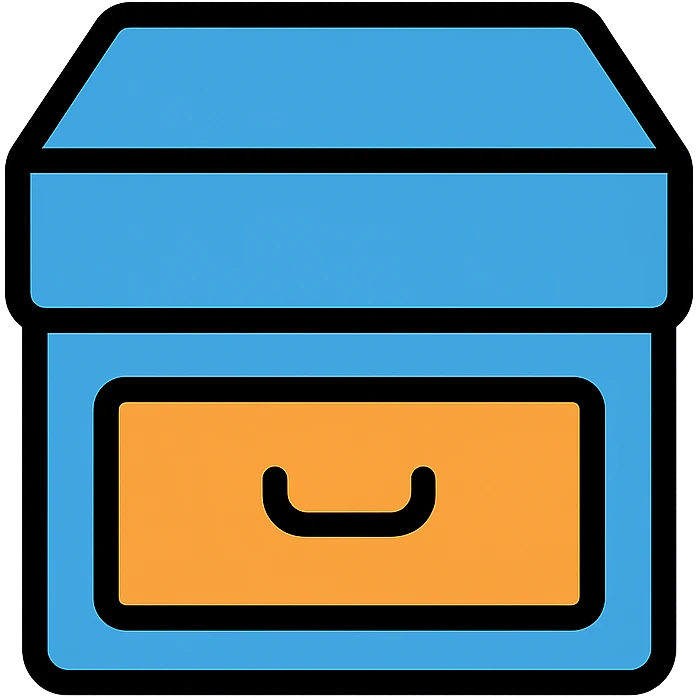 storage icon, minimalistic, modern icon style emoji