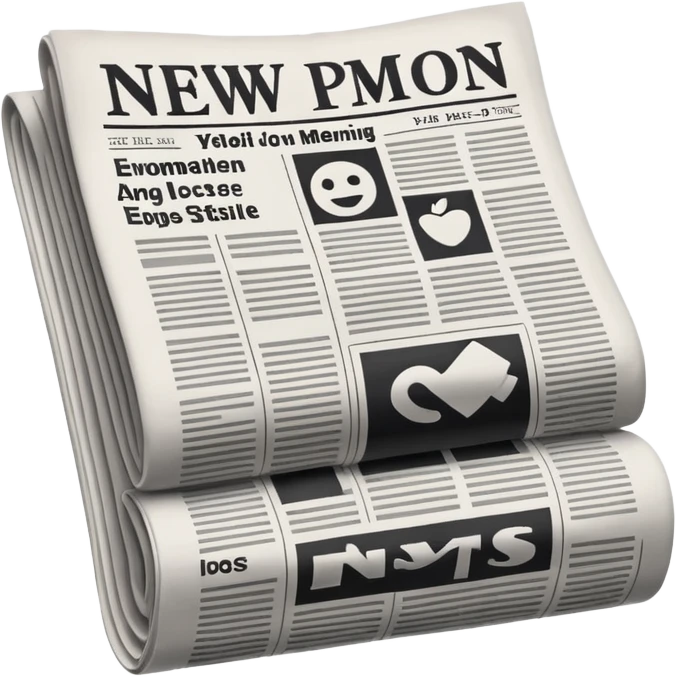 Newspaper emoji