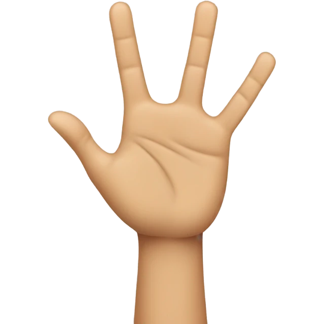 talk to the hand emoji