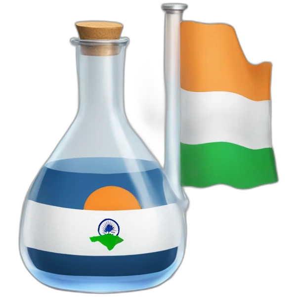 2024 Indian flag in ancient gravitational flask  emoji