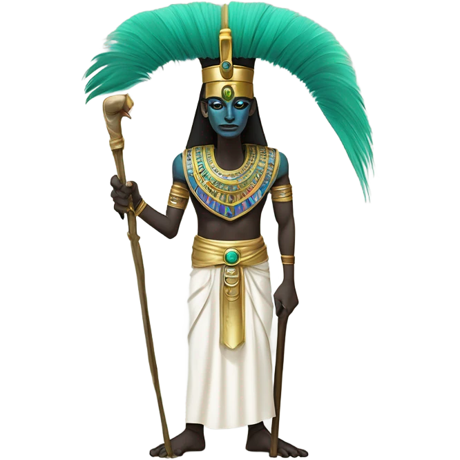 Osiris, full body emoji