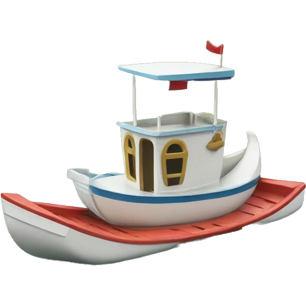 Paddleboat on pond emoji
