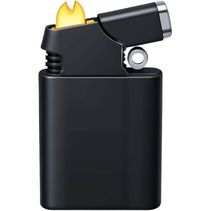 black lighter emoji