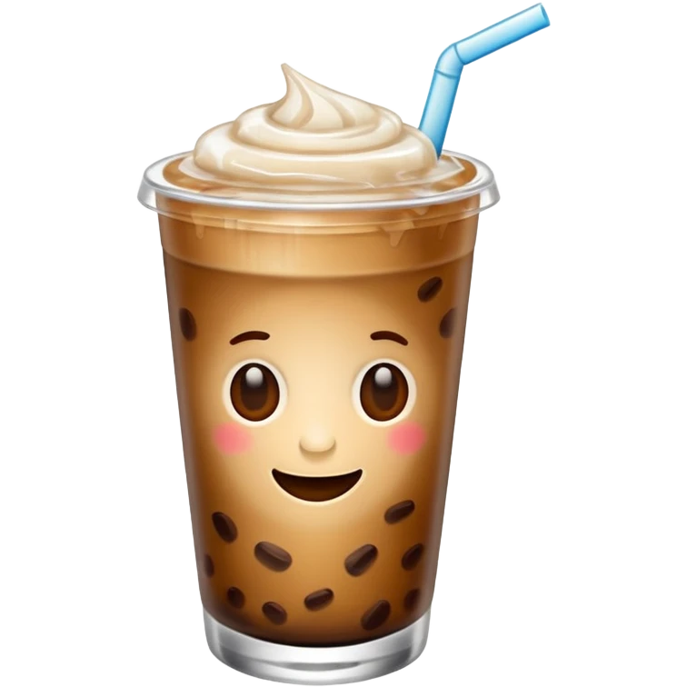 Iced coffee  emoji
