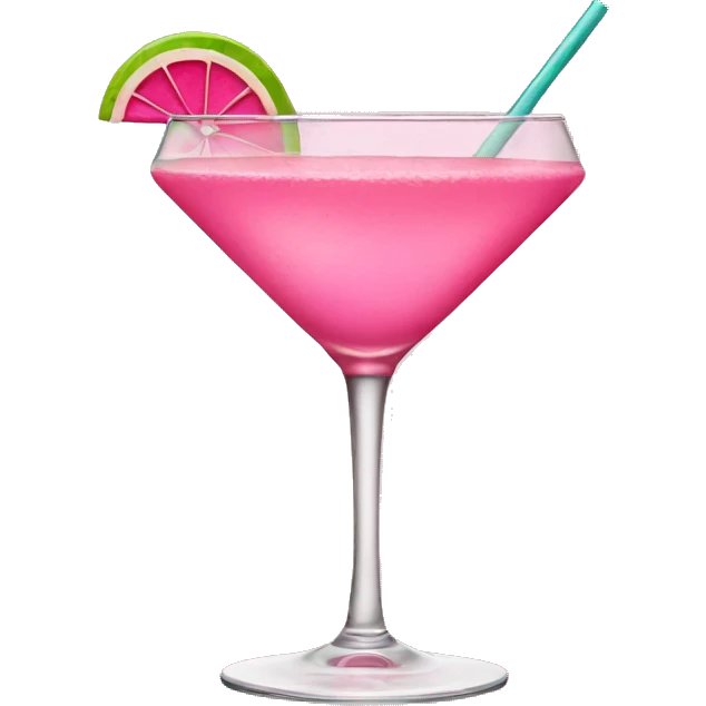 pink cocktail emoji