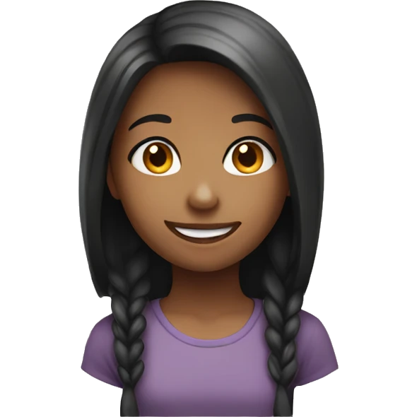 Girl smile emoji
