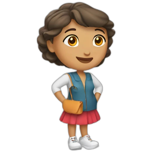 vendedora de zapatos emoji