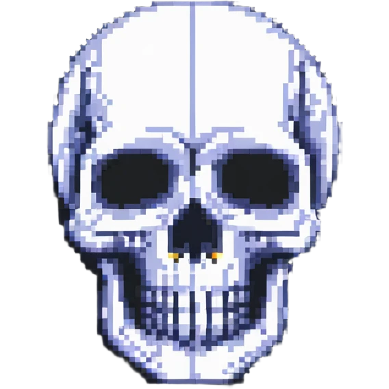 skull simple design emoji