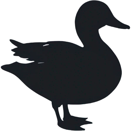 Duck silhouette  emoji