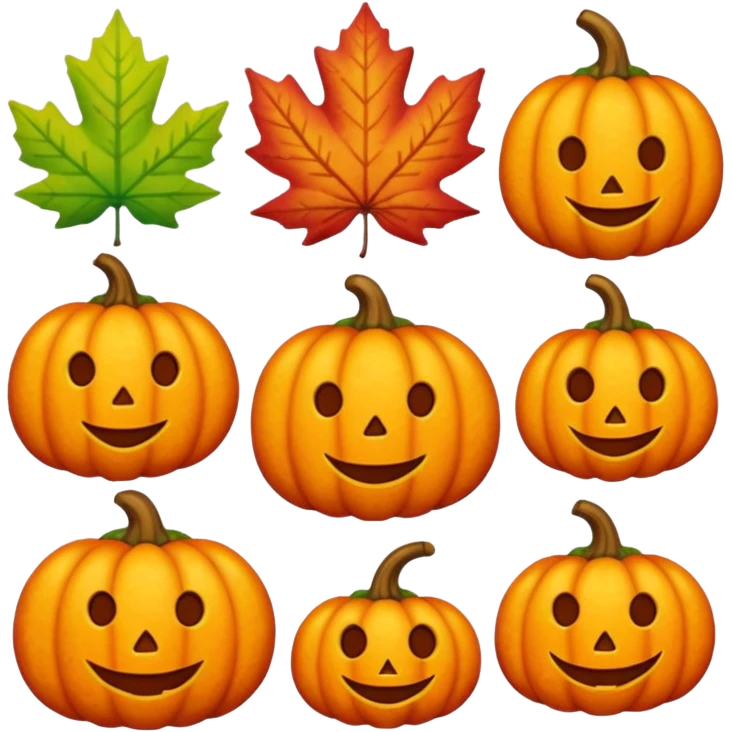 Emojis de outono  emoji