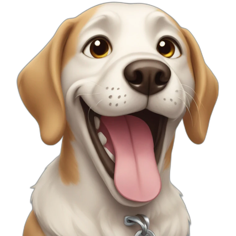 Happy dog emoji