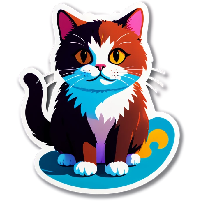 Cat with singularity  emoji