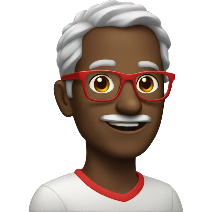 Harkirat with red glasses  emoji