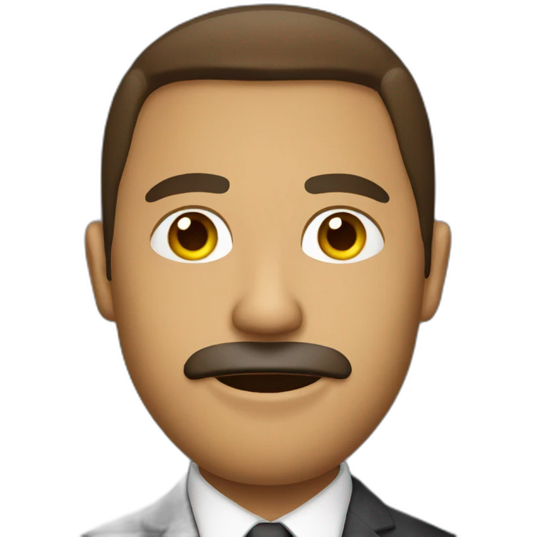 Mexican guy with suit emoji