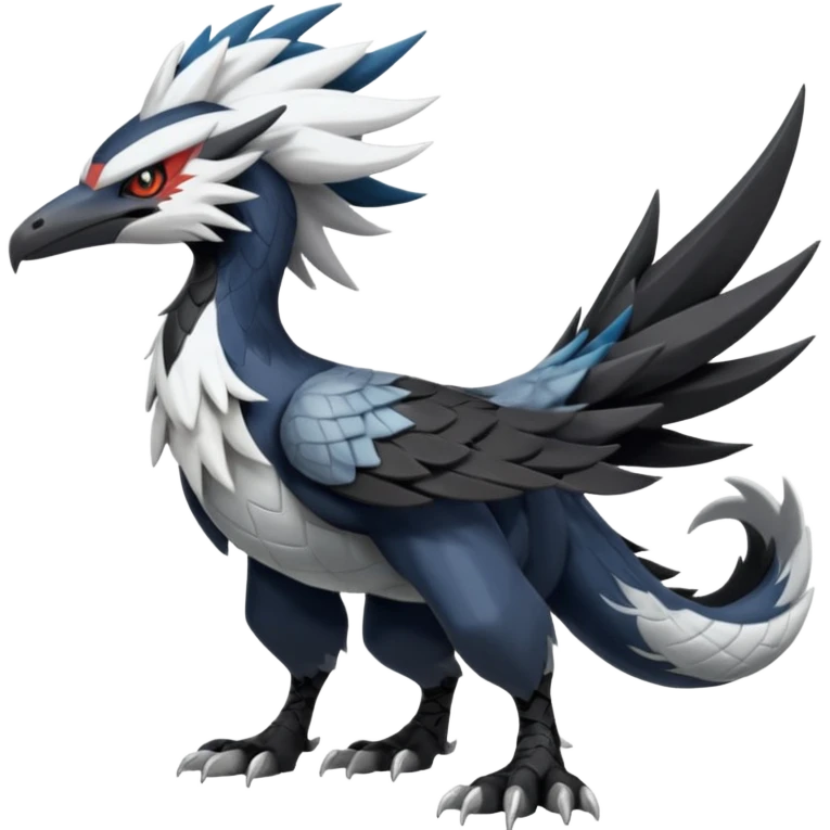 Nargacuga-Silvally-fusion (full body) emoji