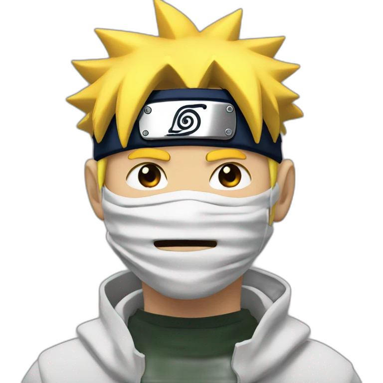 Naruto with drip emoji