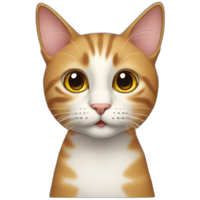 cat funny face emoji