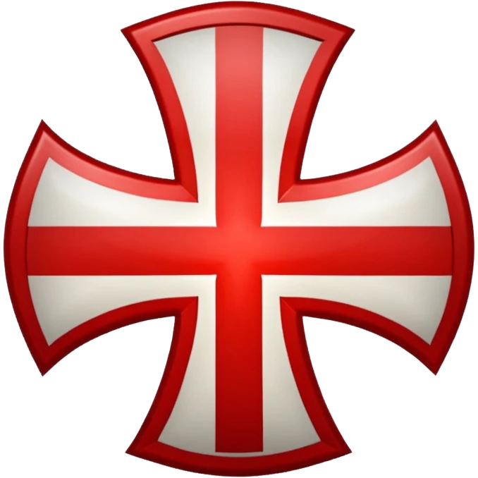 the red cross of the knights templar emoji