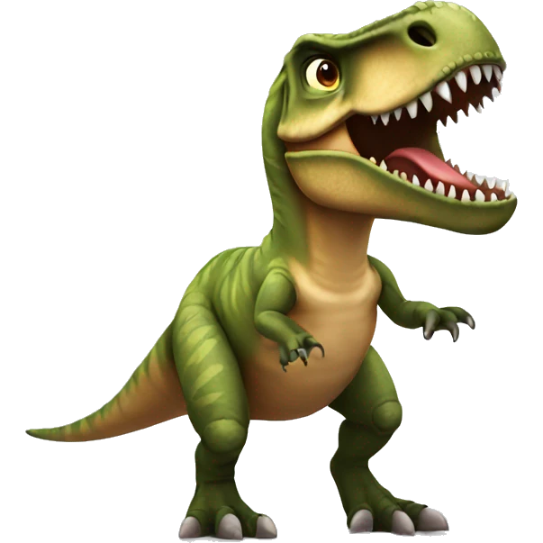 Make a T. rex  emoji