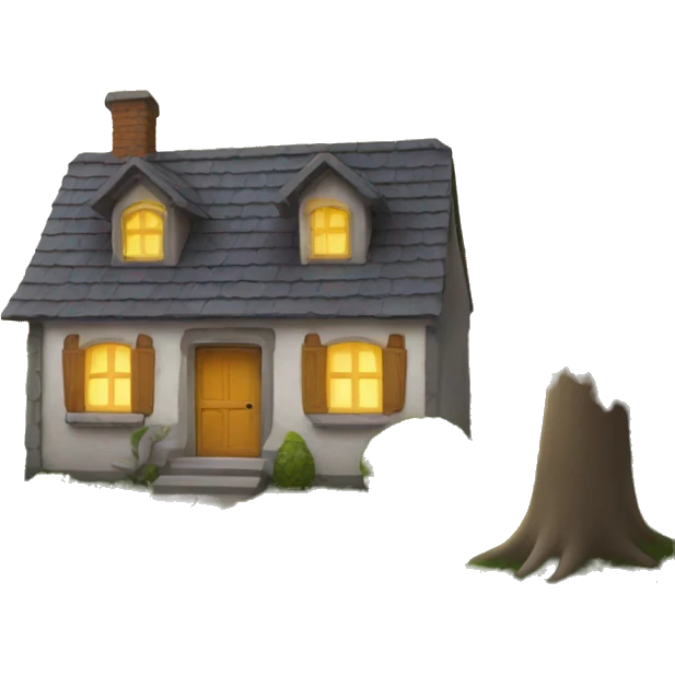 smiley house emoji