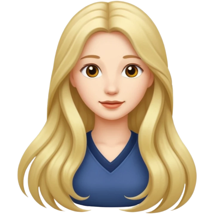 A beautiful woman. (There's a question mark.) emoji