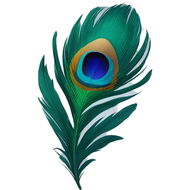 peacock feather emoji