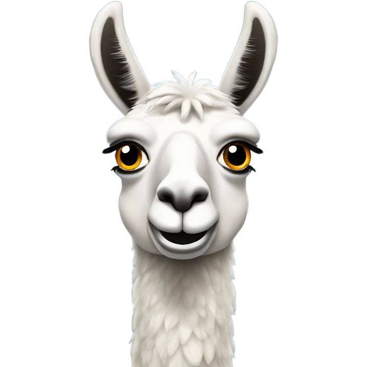 llama smirking emoji