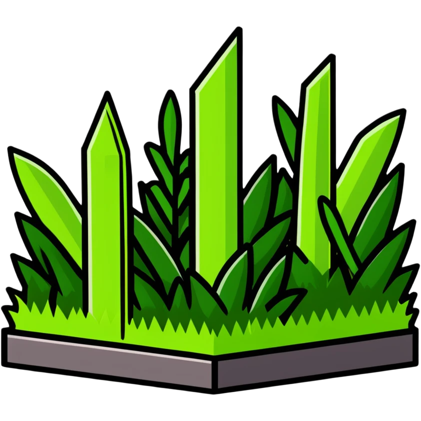 Minecraft grass block emoji