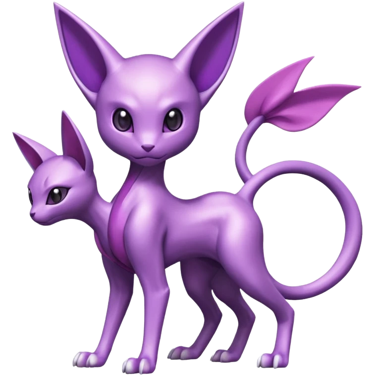 Genesect-Mewtwo-Espeon-Fakémon-hybrid-creature (full body)  emoji