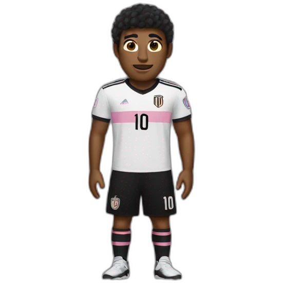 A thief wearing Inter Miami and number 10 emoji