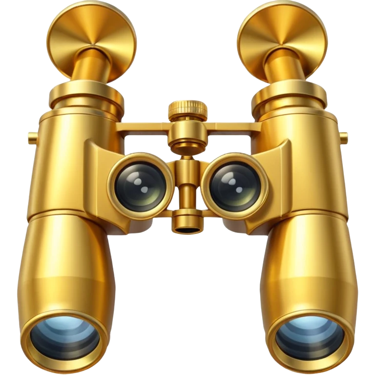 gold binoculars with large lenses emoji