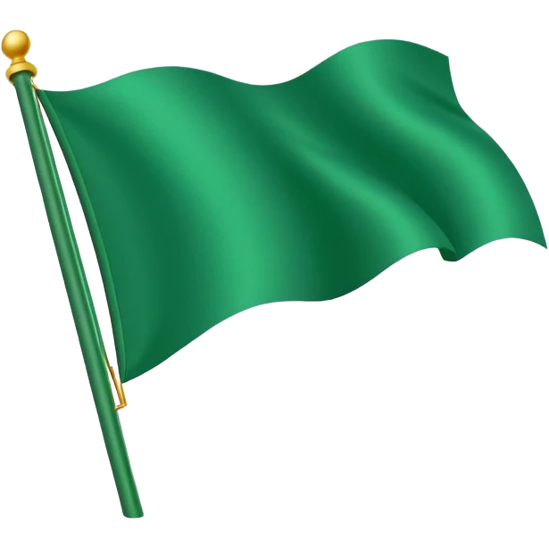 Green flag emoji