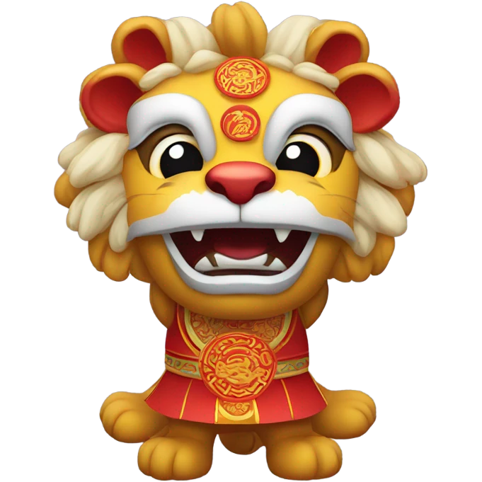 Nitty lion dancing emoji