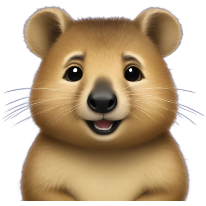 Queer quokka emoji