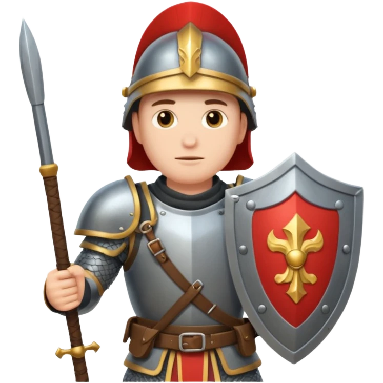 Big Shield Soldier emoji