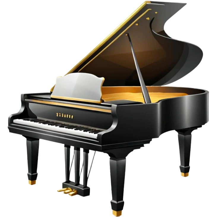 piano with white color  emoji