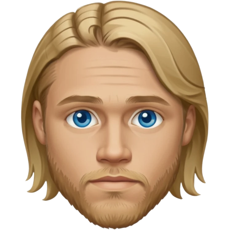 Charlie Hunnam with blue eyes emoji