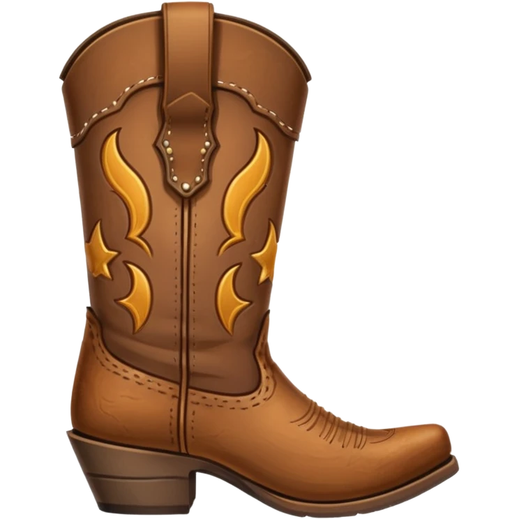 Cowboy boot emoji