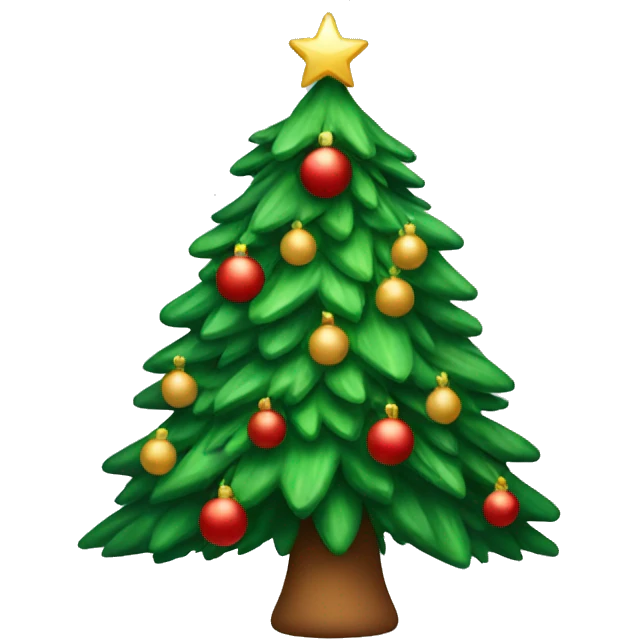 Christmas tree emoji