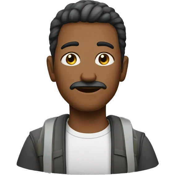 Арбуз с макияжем emoji