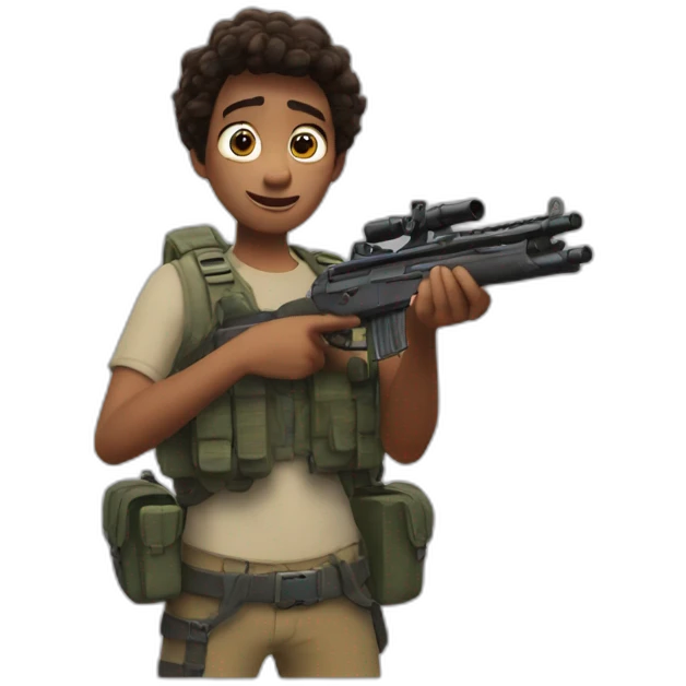 finding dory holding ammo emoji