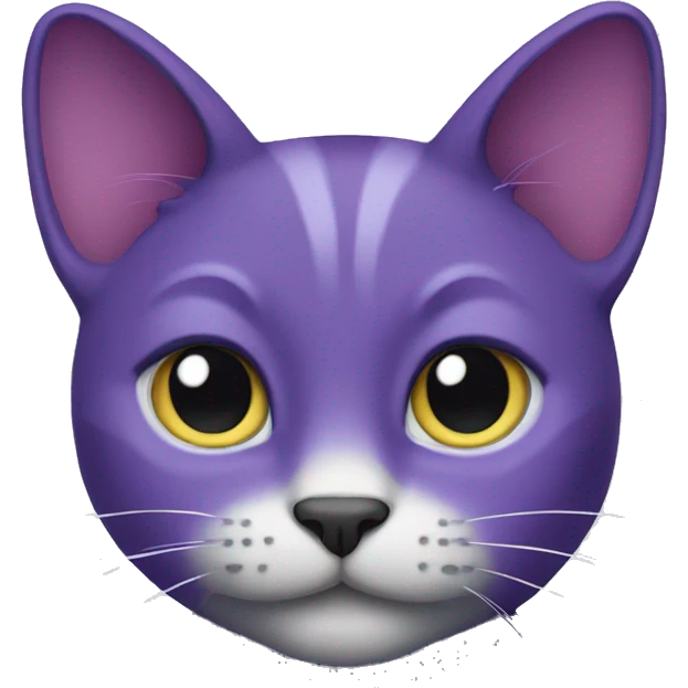 Purple cat emoji